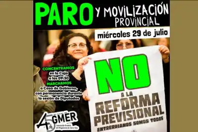 ¿Qué esconden las cuentas? Agmer para y marcha este miércoles contra la reforma previsional
