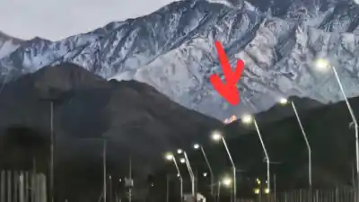 Alerta en Chilecito: el fuego avanza sin control en las sierras de Guanchín y el humo ya se ve desde el centro