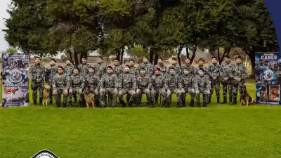 25 años de servicio: el emotivo festejo de la División Canes que reunió a toda la fuerza