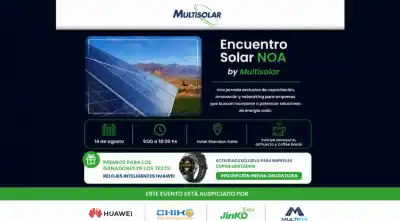 Multisolar convoca a empresas y profesionales del NOA a un encuentro clave sobre energía solar