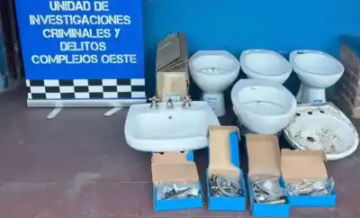 Robaron en la casa del delegado de Capitán Cáceres: recuperaron sanitarios, grifería y una puerta