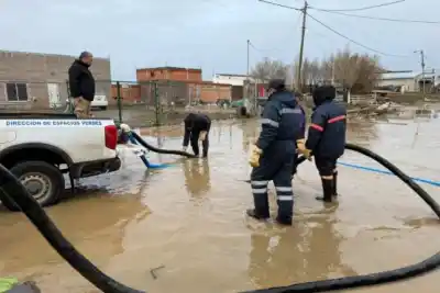 Deshielo en Río Gallegos: los barrios más afectados y el pedido de ayuda del Municipio