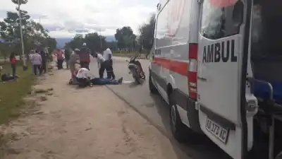 Se accidentó en Monteros y sufrió un corte en la cabeza