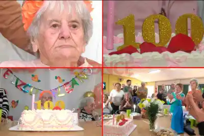 Cumplió un siglo y su deseo al soplar las velitas fue tan simple como conmovedor