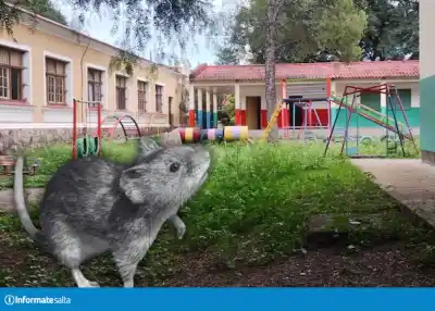 Alarma en un jardín de infantes salteño: suspenden clases por invasión de ratas