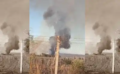 Bomberos luchan contra las llamas en Ullum: el fuego amenaza con expandirse