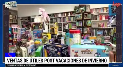 Vuelven las clases a Salta y el movimiento en las librerías es medido
