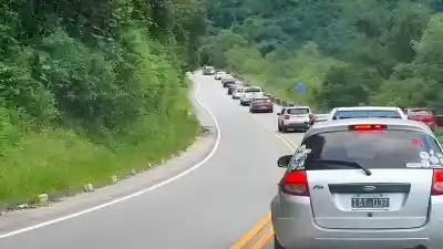 Caos en la Ruta 307: el regreso de Tafí del Valle colapsó la bajada de los Valles
