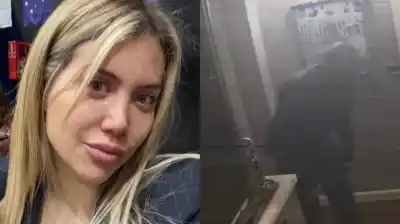 El escalofriante video del robo a Wanda Nara en Milán: los ladrones entraron mientras sus hijos veían la final