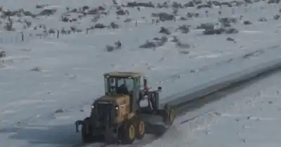 Nevadas implacables: extienden el cierre total de la Ruta Provincial 43 y nadie puede pasar