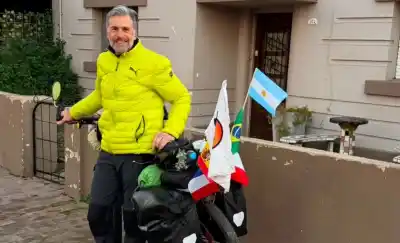 Pedaleó 700 km y encontró el lugar exacto donde su padre murió hace 48 años