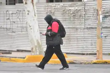 Viento Sur y nieve en la Cordillera: el frío vuelve a San Juan con todo
