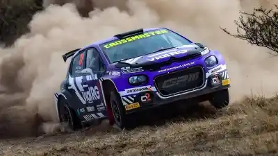Debut soñado: el fueguino Santino Rossi arrasó en la máxima categoría del Rally Cordobés