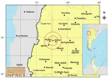 ¿Lo sentiste? Un sismo superficial volvió a sacudir San Juan durante la noche