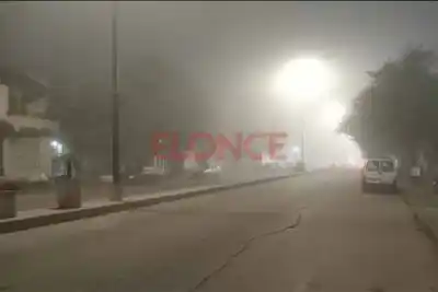 Amanece con niebla en Paraná mientras rige alerta por tormentas en el norte entrerriano