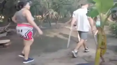 Conmoción en Los Ralos: una disputa vecinal escaló a un violento ataque con machetes dentro de una casa