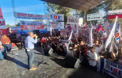 Zamora y Suárez salieron a la cancha: dos plenarios multitudinarios para apuntalar a Benavente