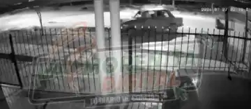 Choque y alcoholemia récord en Albardón: lo que reveló la cámara de seguridad