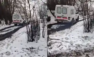 La ambulancia quedó atrapada en el barro: el dramático rescate en la Región Sur que conmovió a todos
