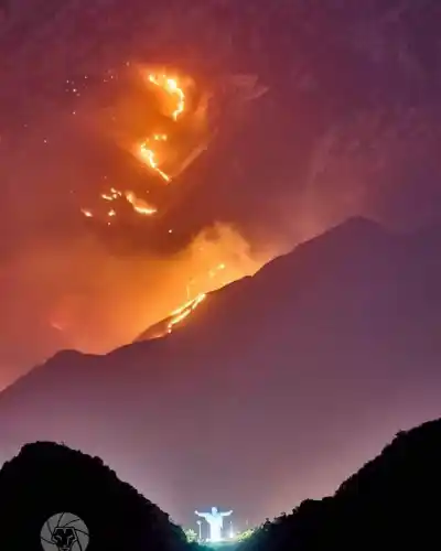 El fuego no da tregua en Guanchín: casi 900 hectáreas arrasadas y vientos de hasta 100 km/h complican el combate