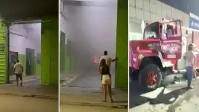 Incendio en galpón de Vía Cargo en Alberdi: Bomberos controlaron las llamas tras explosiones