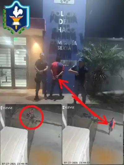 Amenazaba al kiosquero y se llevaba productos sin pagar: la policía lo detuvo tras una persecución