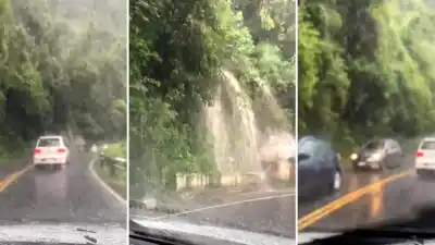 Tormenta en Tafí del Valle: la ruta 307 se convirtió en un peligroso corredor de cascadas