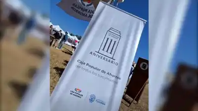 No te imaginas lo que encontraron en la carpa de la Caja Popular en Lules