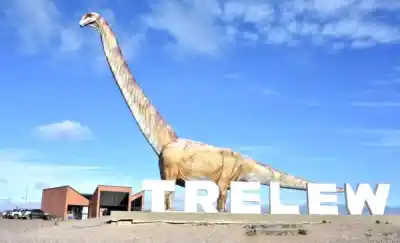El dinosaurio gigante de Trelew ahora tendrá su propia confitería: licitaron el espacio comercial
