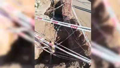 Vecinos del B° 8 de Abril claman por ayuda: obras de agua dejaron un pozo infernal en el Pasaje Gancedo