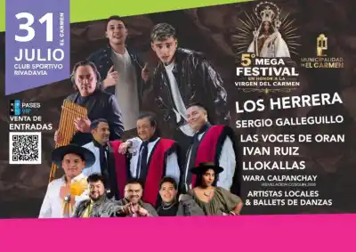 ¿Ya tenés tu entrada? El Carmen se prepara para una noche de puro folclore