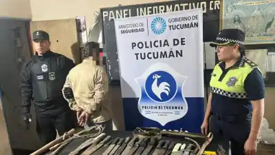 Detienen a un hombre y secuestran un arsenal en el sur tucumano por un caso de abuso sexual