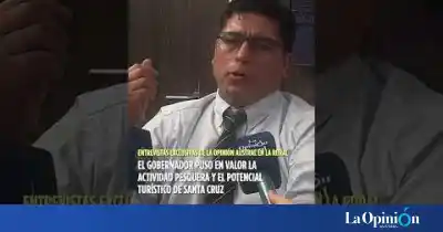 El plan secreto de Claudio Vidal para transformar Santa Cruz: producción, pesca y un tren olvidado