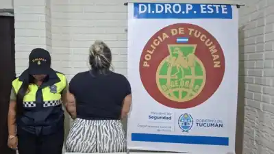 Policía de Tucumán incauta cocaína para 2400 dosis y detiene a una mujer en La Bombilla