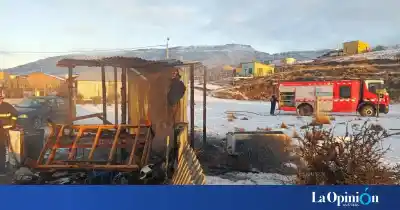 Salió de su casa por un momento, dejó el caloventor encendido y lo perdió todo