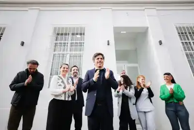 Kicillof inauguró la nueva guardia de Salud Mental del Hospital Alejandro Korn y apuntó contra Milei