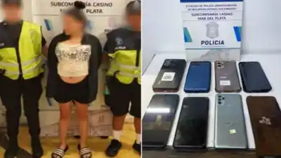 Una tucumana de 24 años termina presa en Mar del Plata tras robar celulares en plena temporada