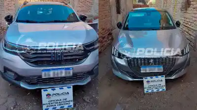 Así recuperaron dos autos robados en una violenta entradera en el oeste neuquino