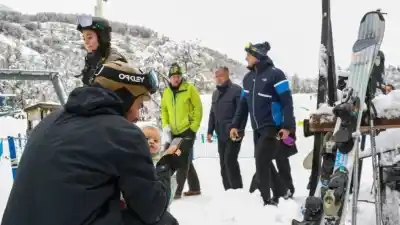 Con nieve y nuevas atracciones, Lago Hermoso Ski Resort arrancó la temporada de invierno