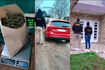 Buscaban a la mujer que baleó a un joven en Paraná y se toparon con 2,7 kilos de marihuana