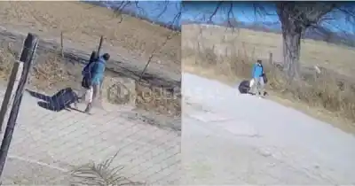 Cámaras captaron al ladrón de la valija: robó a plena luz del día en barrio Terranova
