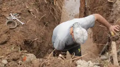 Villa San Martín: el plan de Sameep que promete mejorar el agua en el barrio