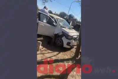 Choque en La Banda: una mujer de 67 años terminó internada con politraumatismos