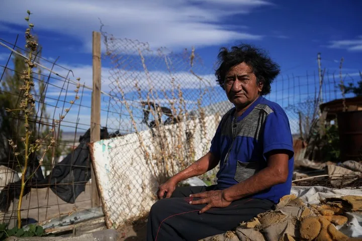 Eusebio Gauta le alquila la casa a Mariela Altamirano y su pareja desde hace un año. Foto: Juano Tesone / enviado especial.