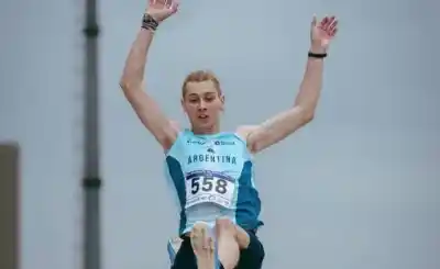 Saltó 6,75 metros pero una lesión lo frenó: la historia del atleta catamarqueño que brilló en el Nacional U23