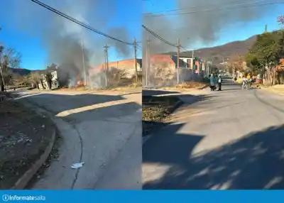 Vecinos de barrio Autódromo alertan por quema de pastizales pese al alto riesgo de incendios