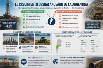 Exportaciones récord pero el bolsillo no reacciona: el desbalance que parte en dos a la economía argentina