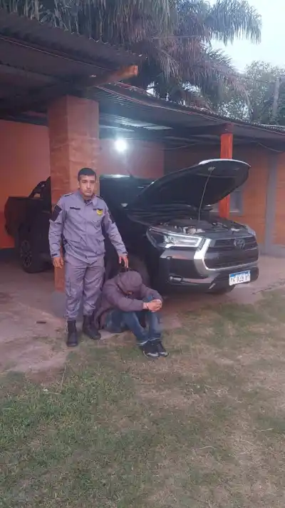 Así atraparon a un hombre en un motel con dos camionetas robadas que iban a Formosa