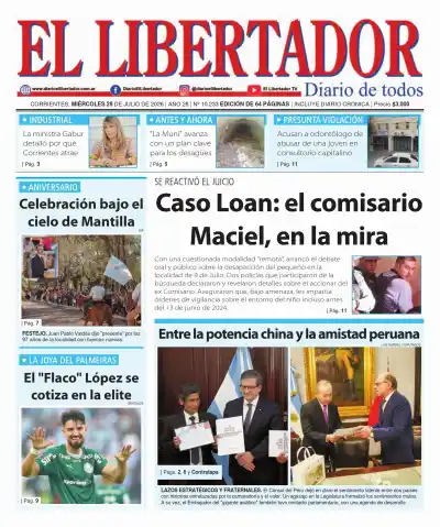 Edición digital del 29 de julio: todas las noticias que tenés que leer