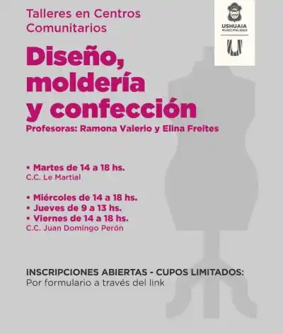 Nuevos talleres gratuitos en Ushuaia: ¿qué opciones hay y cómo anotarse?